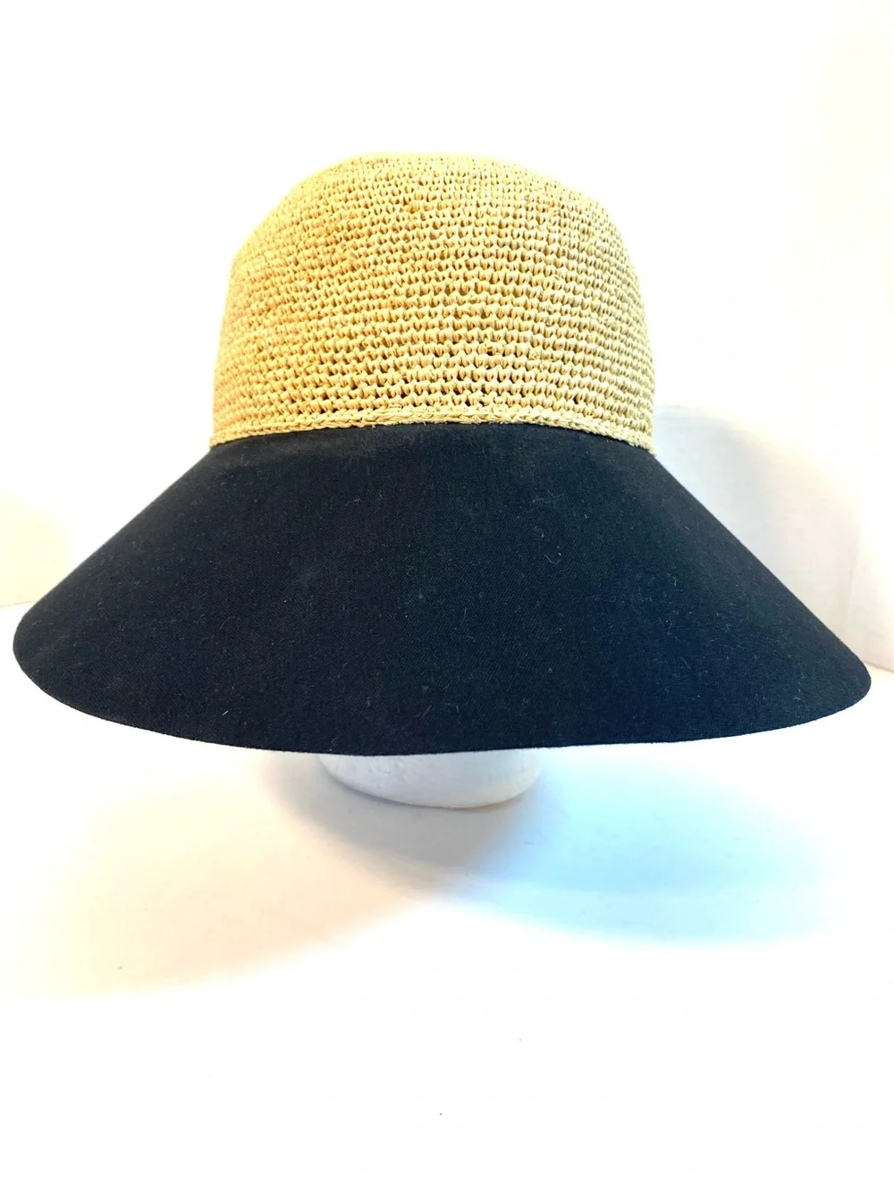 HELEN KAMINSKI Vivette Cap Hat Natural with Black Visor - Picture 6 of 9